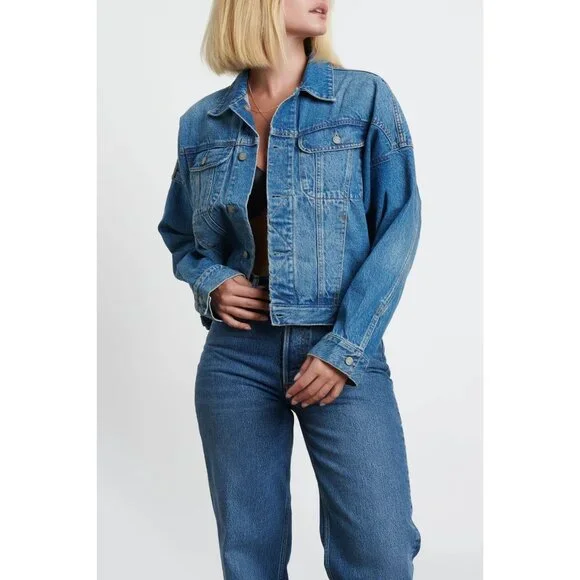 Boyish by HER Ryder Denim Jacket in Risky Business